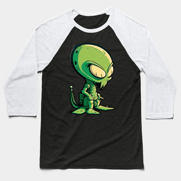 Alien Baseball T-Shirt by pxdg